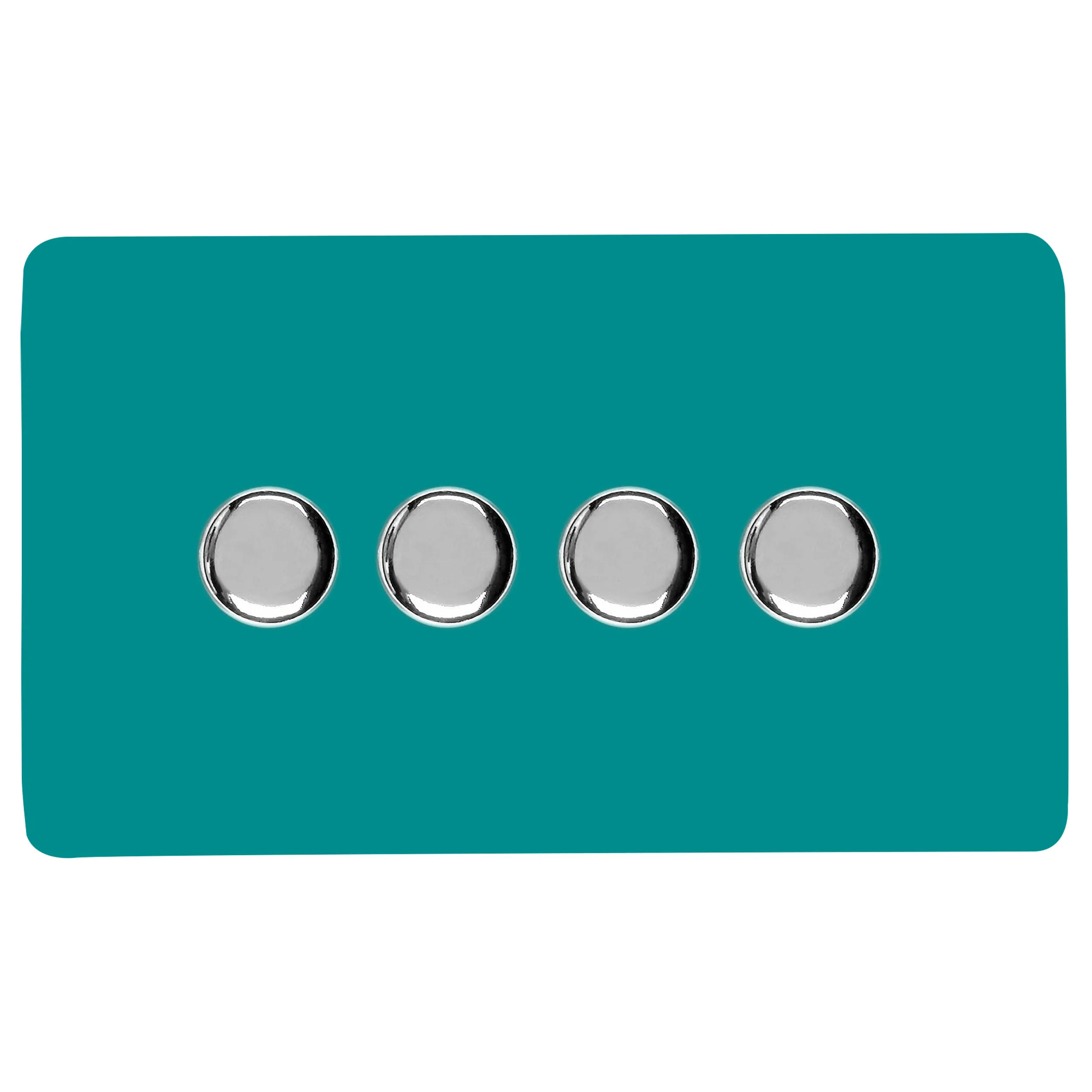 ART-4LDMBT  4 Gang 2 Way LED Dimmer Switch Bright Teal